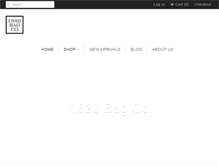 Tablet Screenshot of 1820bagco.com